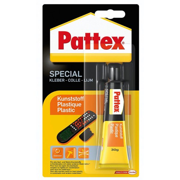 Pattex Special Kunststoff Spezialkleber Produktbild Blisterkarte