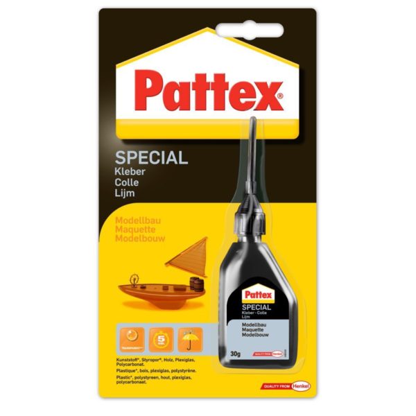 Pattex Special Modellbau Spezialkleber Produktbild Blisterkarte